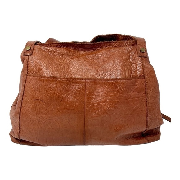 AMERICAN LEATHER CO. Handbag, Purse, Brandy Tooled - Picture 12 of 14